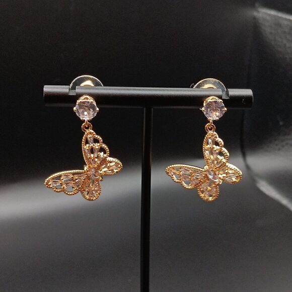 New 2 Pairs Butterflys Earrings Sets By Yaduda. New - Picture 5 of 10